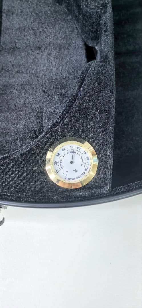 4/4サイズ　カーボンべファイバー バイオリンケース 湿度計付き