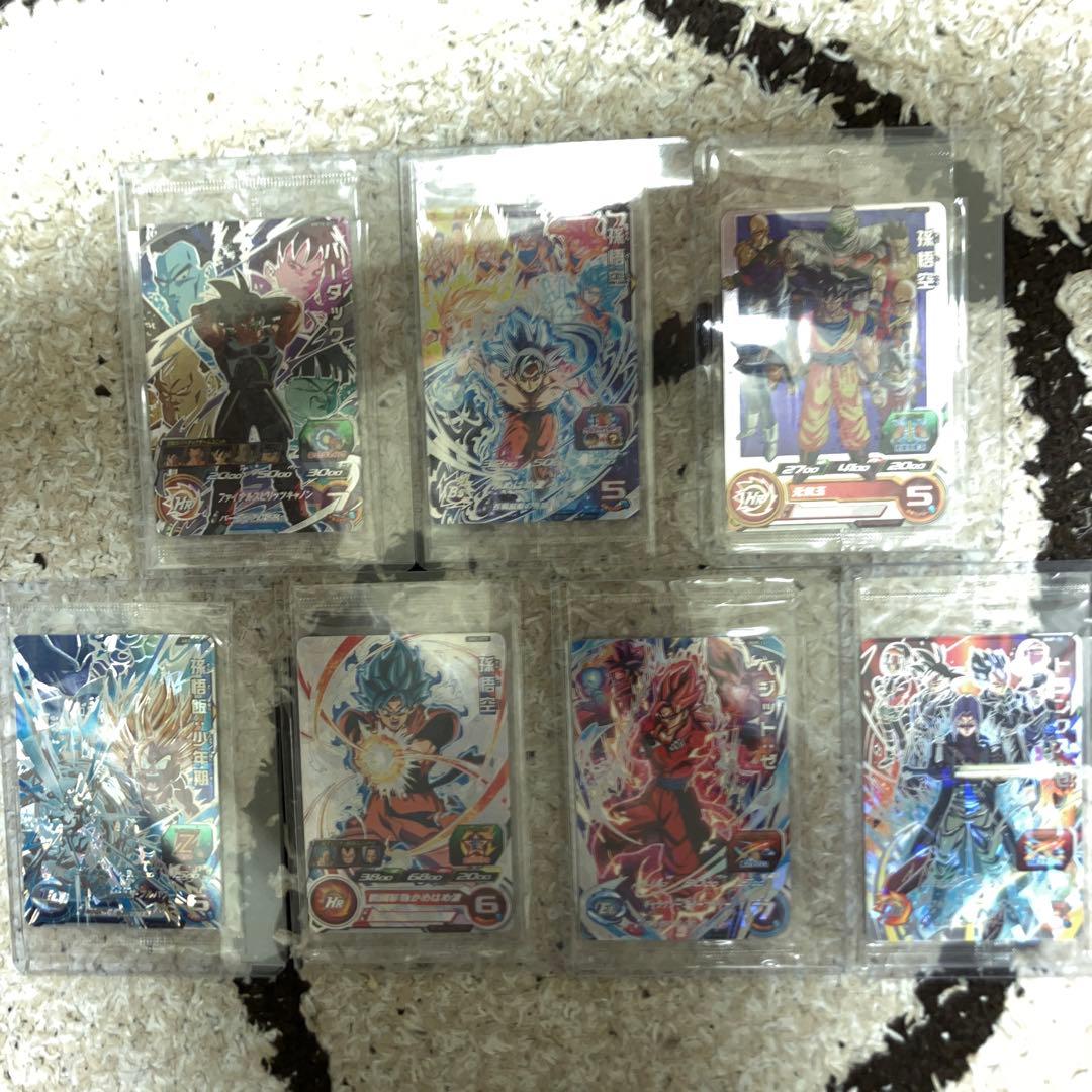 スーパードラゴンボールヒーローズ 未開封 7枚セット