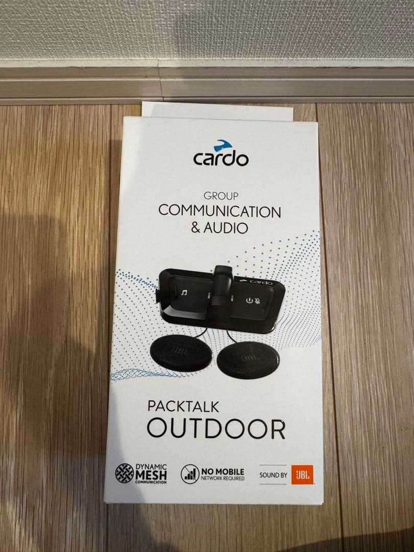 Cardo カルド インカム PACKTALK OUTDOOR ブラック