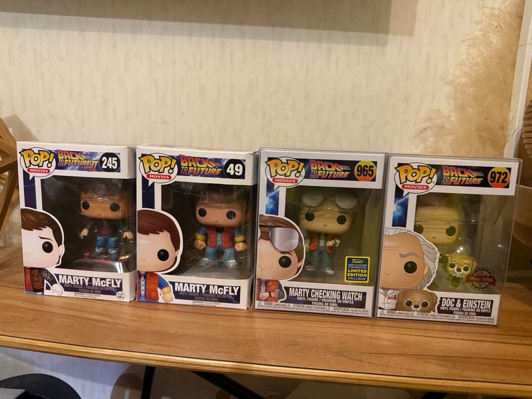 【FUNKO】バックトゥーザフューチャー ファンコ 4個まとめ売り