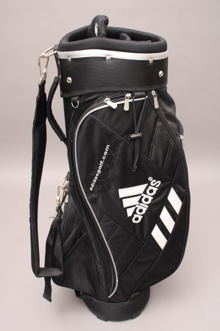 美品 アディダス キャディバッグ《8.5型》カート 5分割 軽量 ブラック