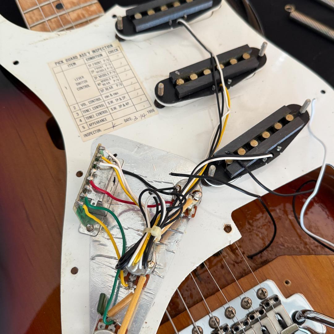 Fender Mex PU搭載 コンポーネントギター Stratcaster