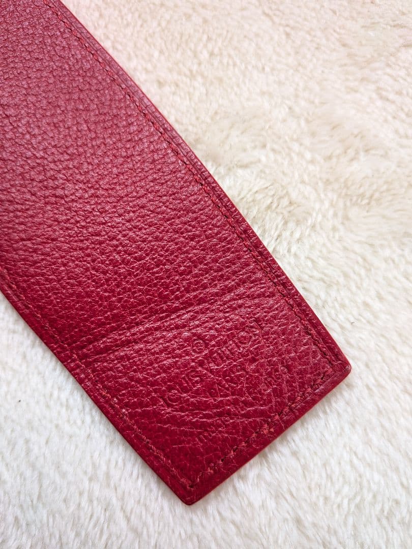 ルイ・ヴィトン 　レザーペンケース 　タイガシリーズレッド　匿名配送　即日発送