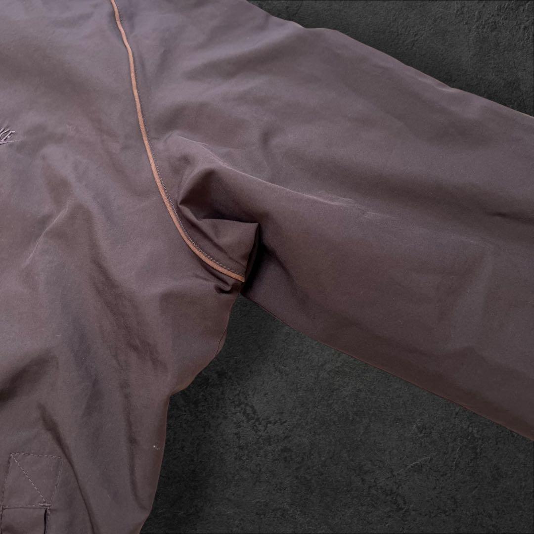 00s nike マンチェスターU 短丈　ドローコード　ナイロンジャケット　M