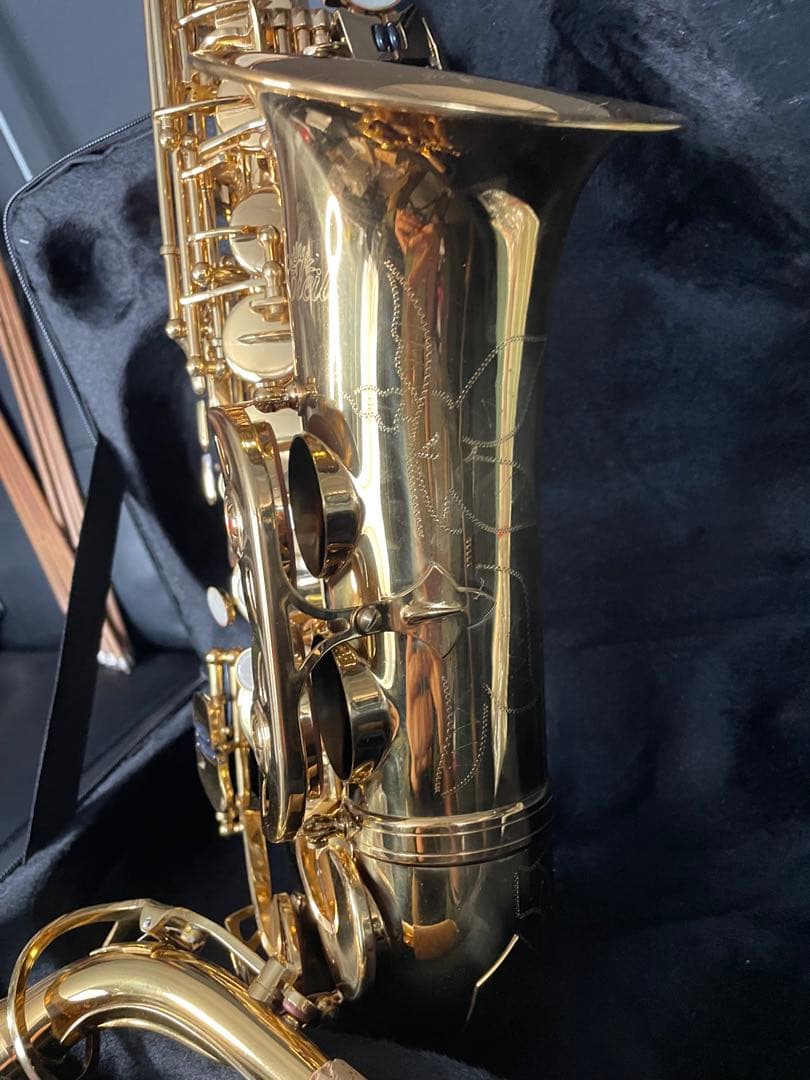 【美品】Soleil ソレイユ　アルトサックス　セット　初心者　ゴールドラッカー