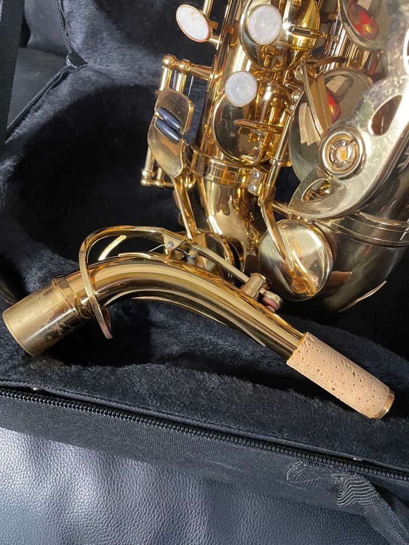 【美品】Soleil ソレイユ　アルトサックス　セット　初心者　ゴールドラッカー