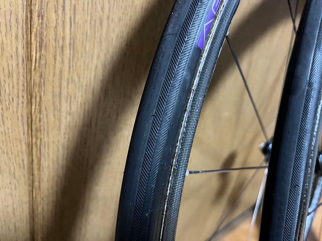 カーボンチューブラーホイール 中古 リムブレーキ