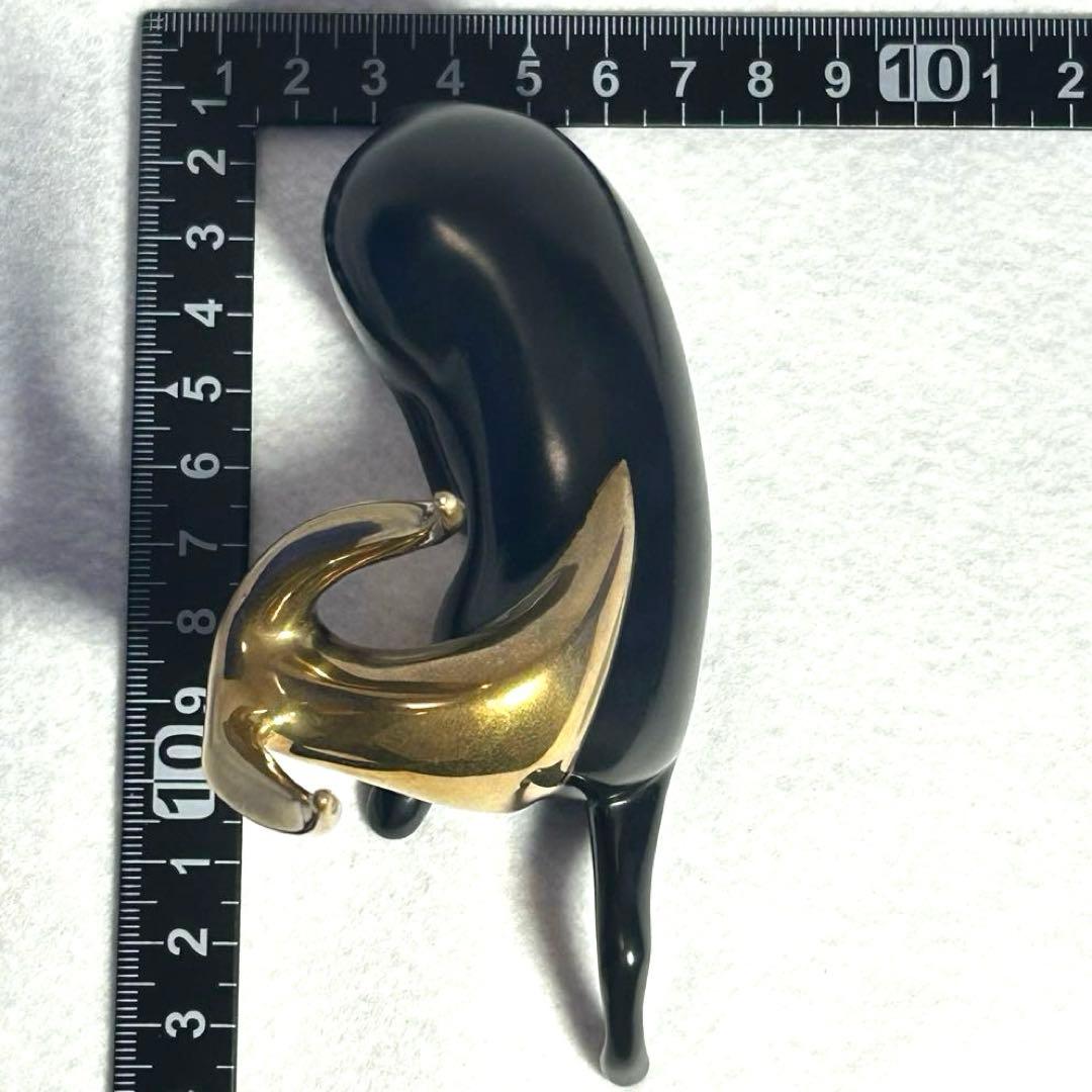 ロート・ヴァンダーヴィーン　ブロンズアンテロープ彫刻　サイン LOT番号入り