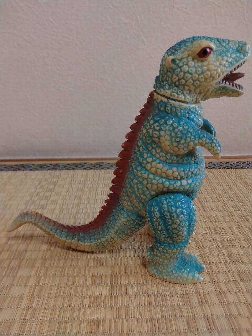 マルサン　ソフビ　ゴロザウルス　当時物　ブルマァク　ゴジラ