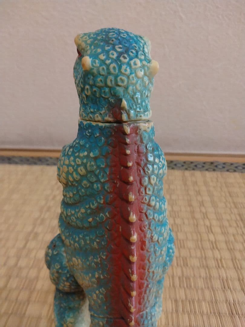 マルサン　ソフビ　ゴロザウルス　当時物　ブルマァク　ゴジラ