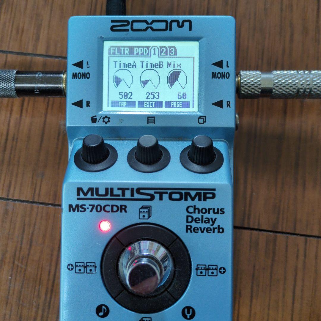 ZOOM MS-70CDR ギターエフェクター　本体のみ