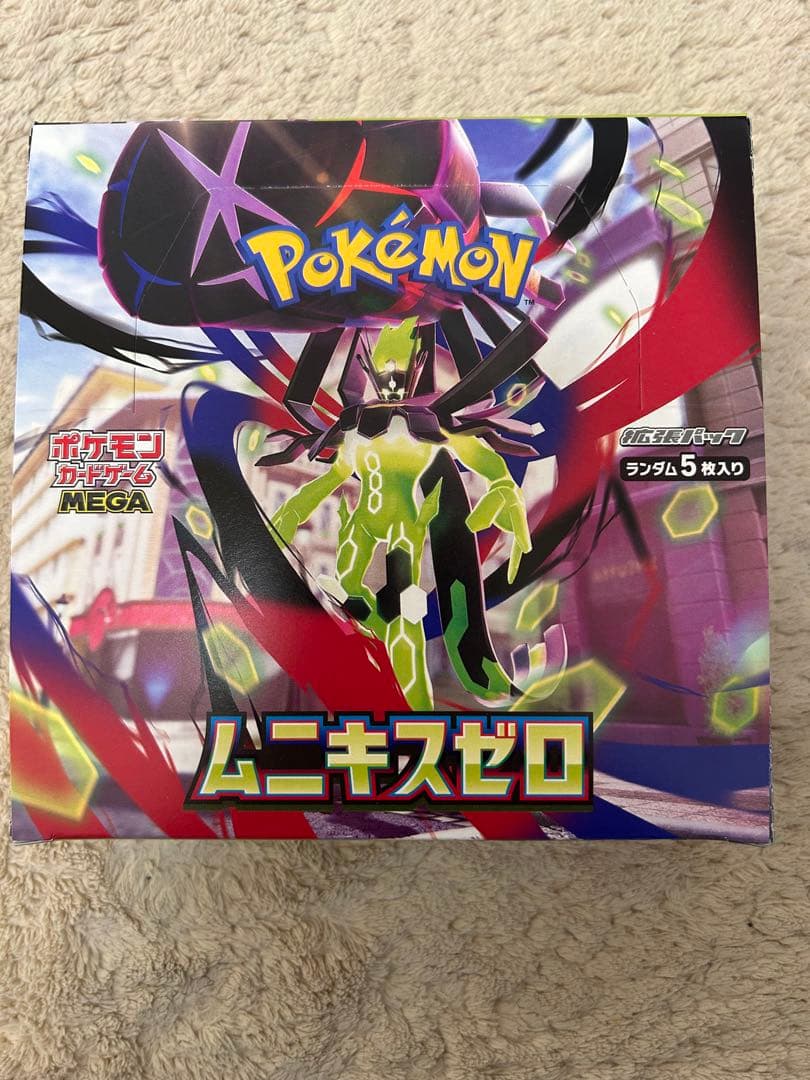 ポケモンカードムニキスゼロ 4box 未開封　シュリンクなし　ペリペリあり