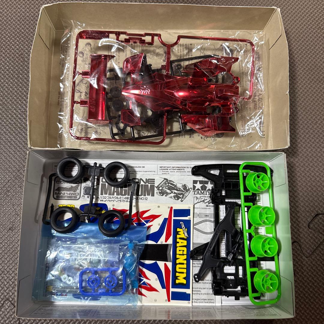 ミニ四駆　サイクロンマグナム　レッドメッキ