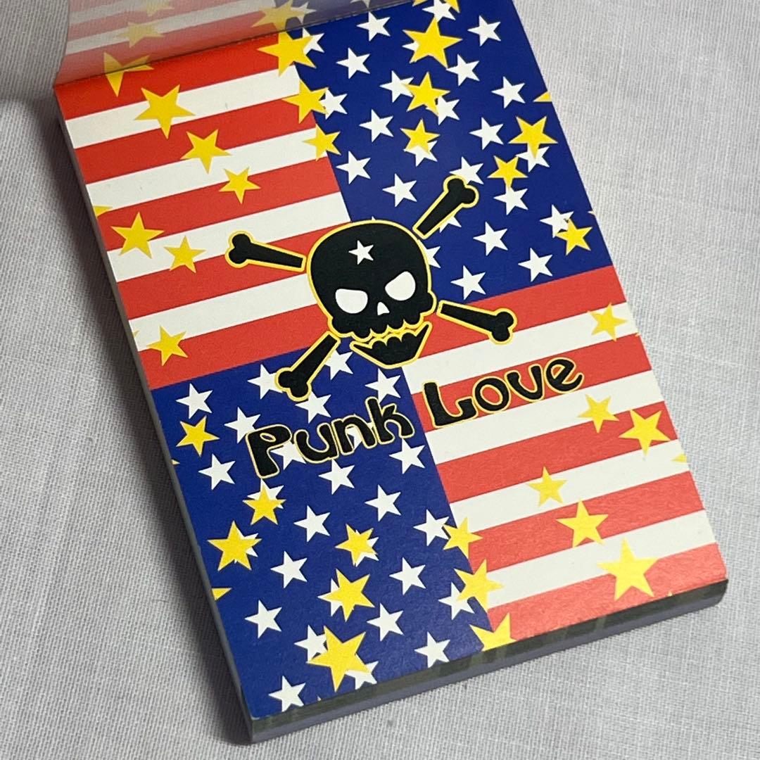 希少❤️ドクロ　ミニ　メモ帳　平成レトロ