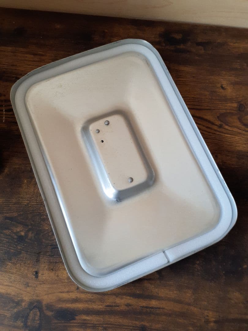 ビンテージ アルミコンテナ バッカン キャンプ アウトドア 昭和レトロ 収納