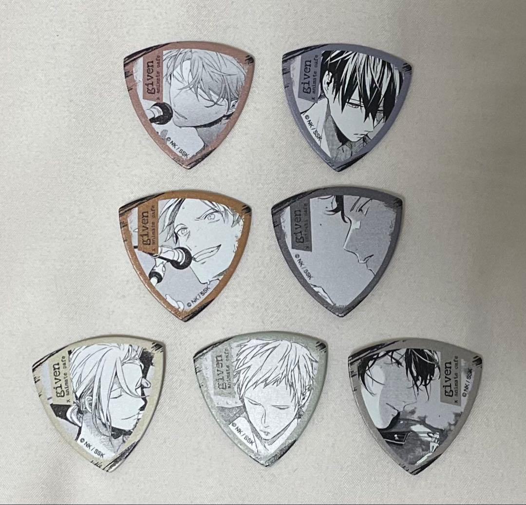 ギヴン ピック セット 真冬 立夏 柊 玄純 春樹 秋彦 雨月