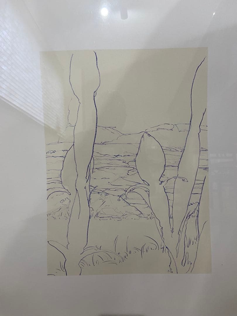 現代アート　リトグラフ　法貴信也　Unttitled2003年作