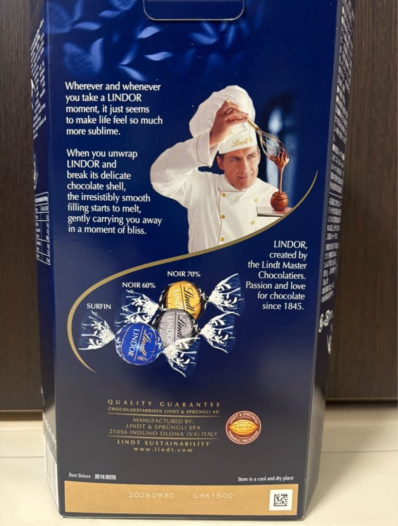 リンツリンドールチョコレート　600g ダークアソート 計7箱