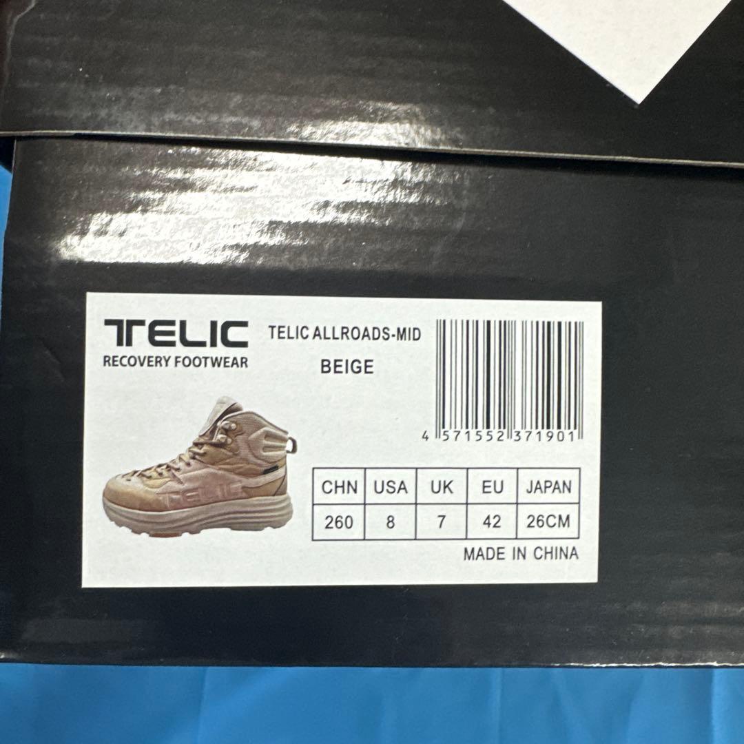 [TELIC]【正規品】 ブーツ ALLROADS-MID BeigeALLRO
