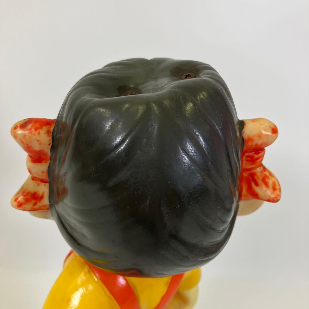 【昭和レトロ・希少レア】 ペコちゃん 当時物 ソフビ フィギュア