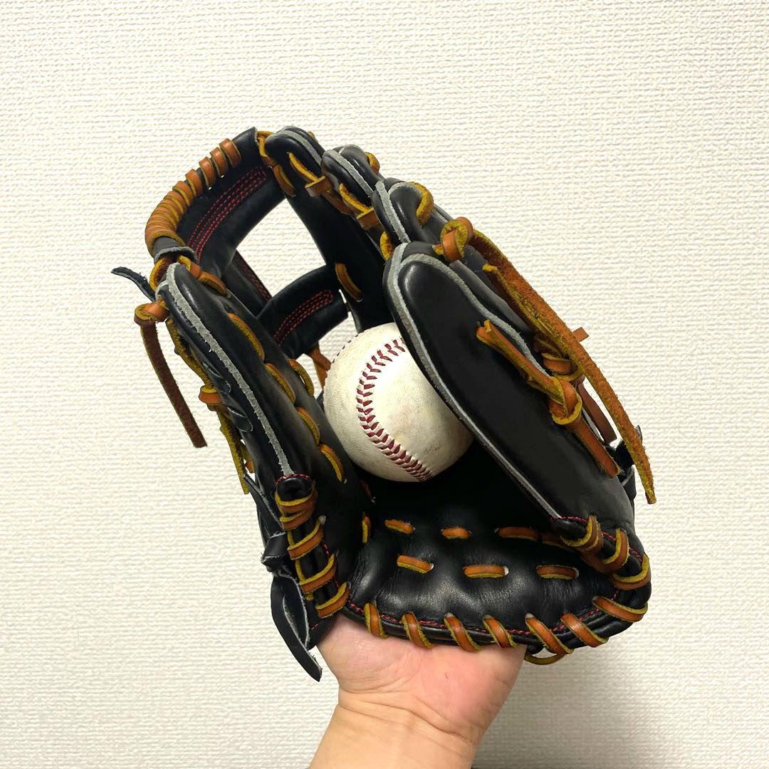 323 トレジャー 未使用 型抜群 即戦力 硬式 内野手用グローブ