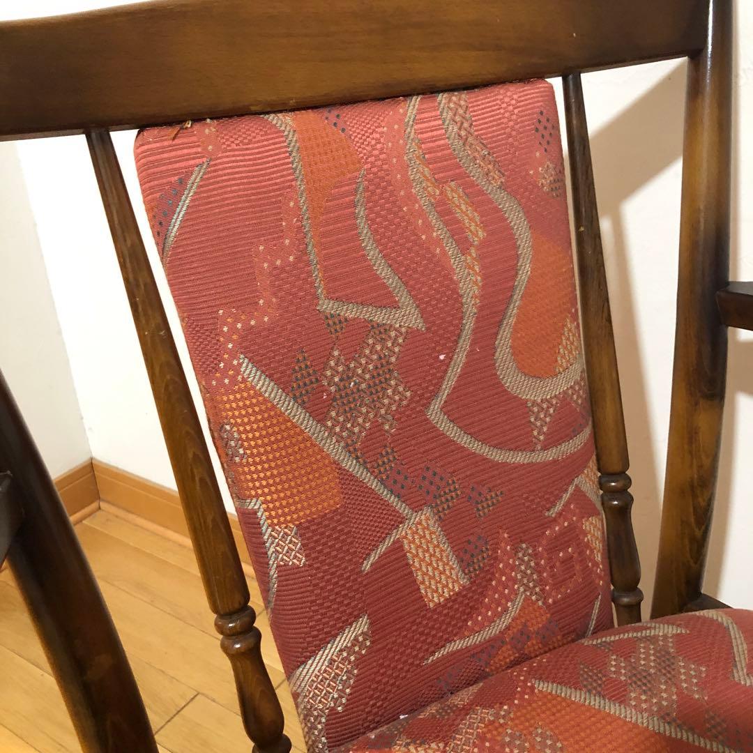 ヴィンテージ カリモク コロニアル アームチェア 椅子 1脚 応接　③