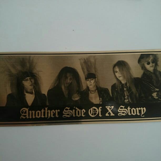 X！結成当時のメタル調ステッカー2枚組