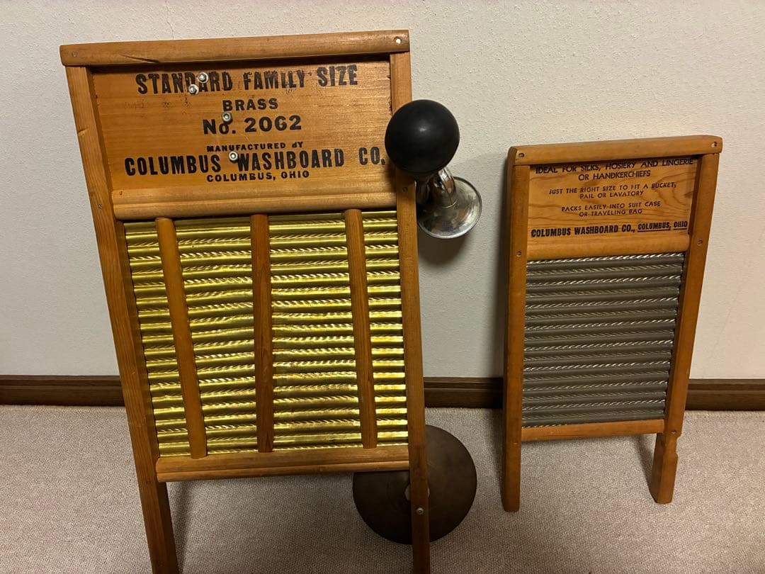 ビンテージウォッシュボード　楽器