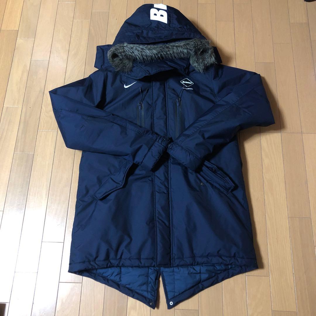 Nike ベンチコート ネイビー　レアルブリストル FCRB