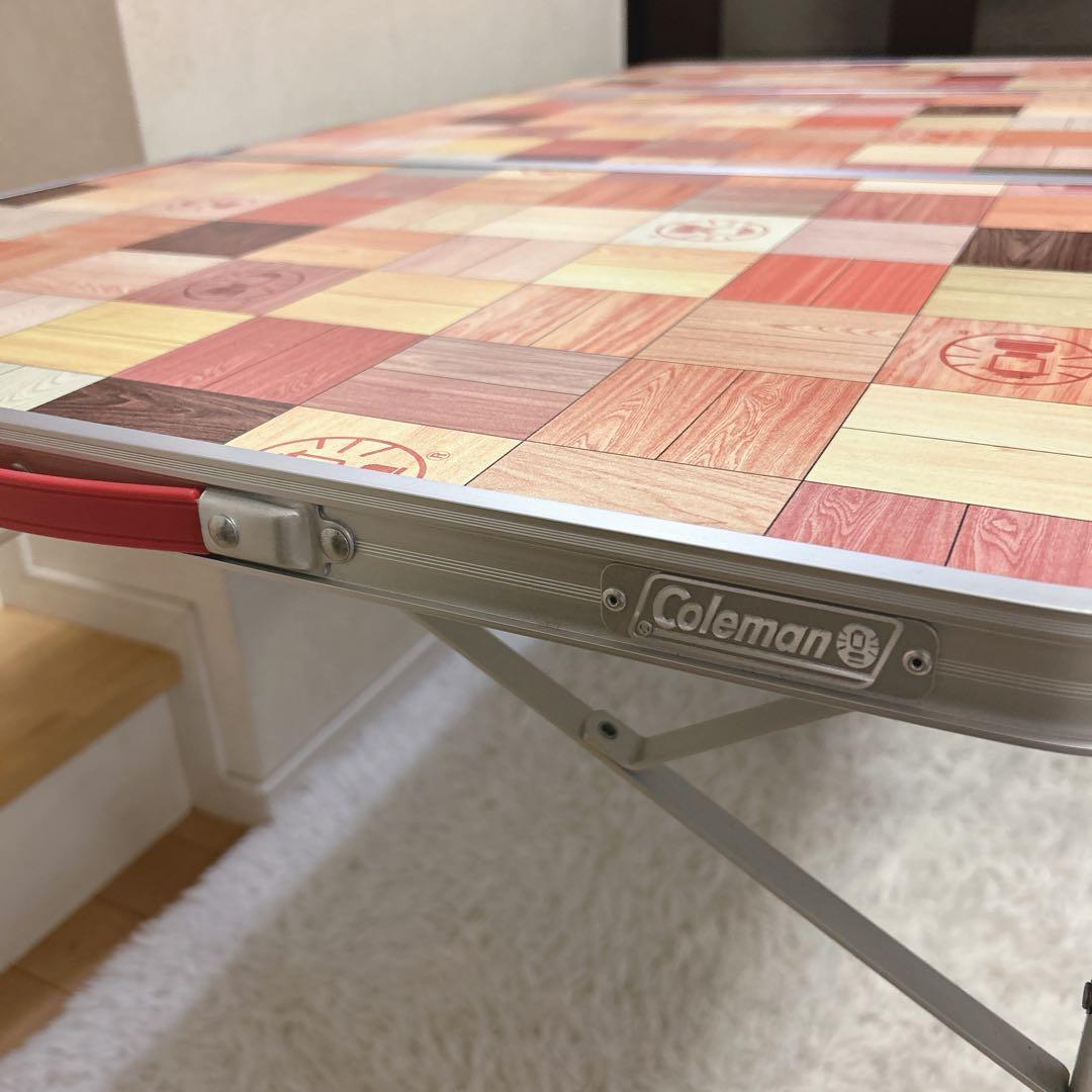 コールマン ナチュラルモザイクリビングテーブル　140 3つ折り