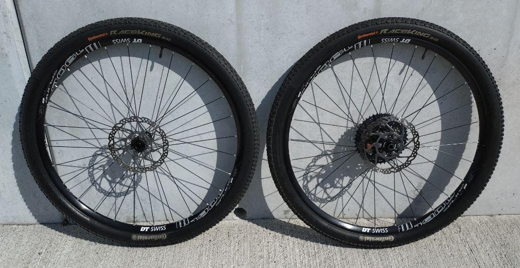 29er boost ホイール、SLXスプロケ、コンチ レースキング29×2.0