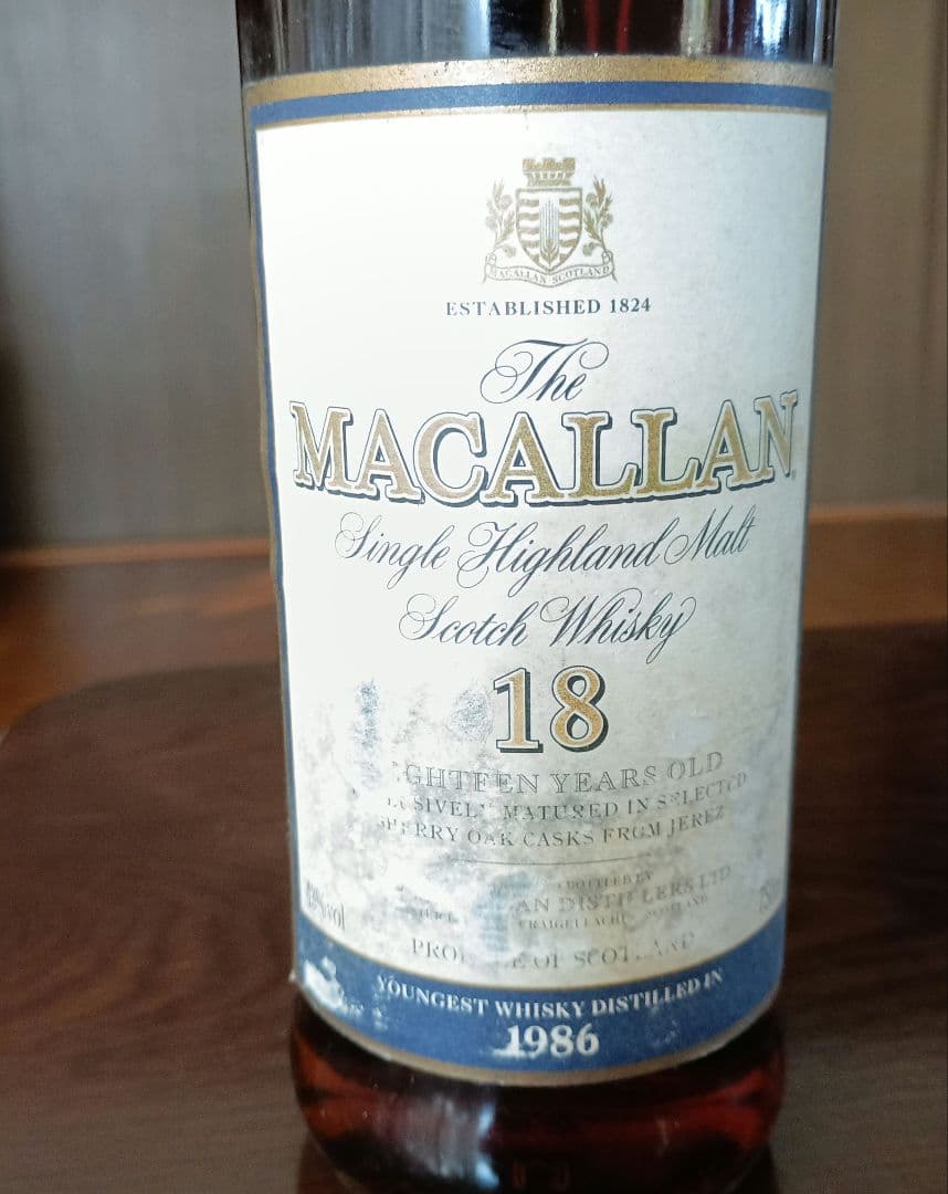 The Macallan 18年 シングルモルトウイスキー 1986年製造