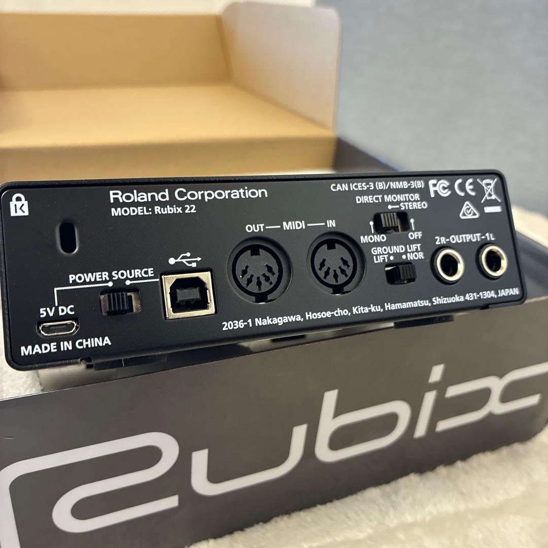 【美品】 Roland RUBIX22 USBオーディオインターフェイス