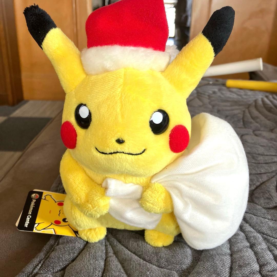 【レア】ポケモンセンター限定 ピカチュウサンタ 当時品 タグ付き