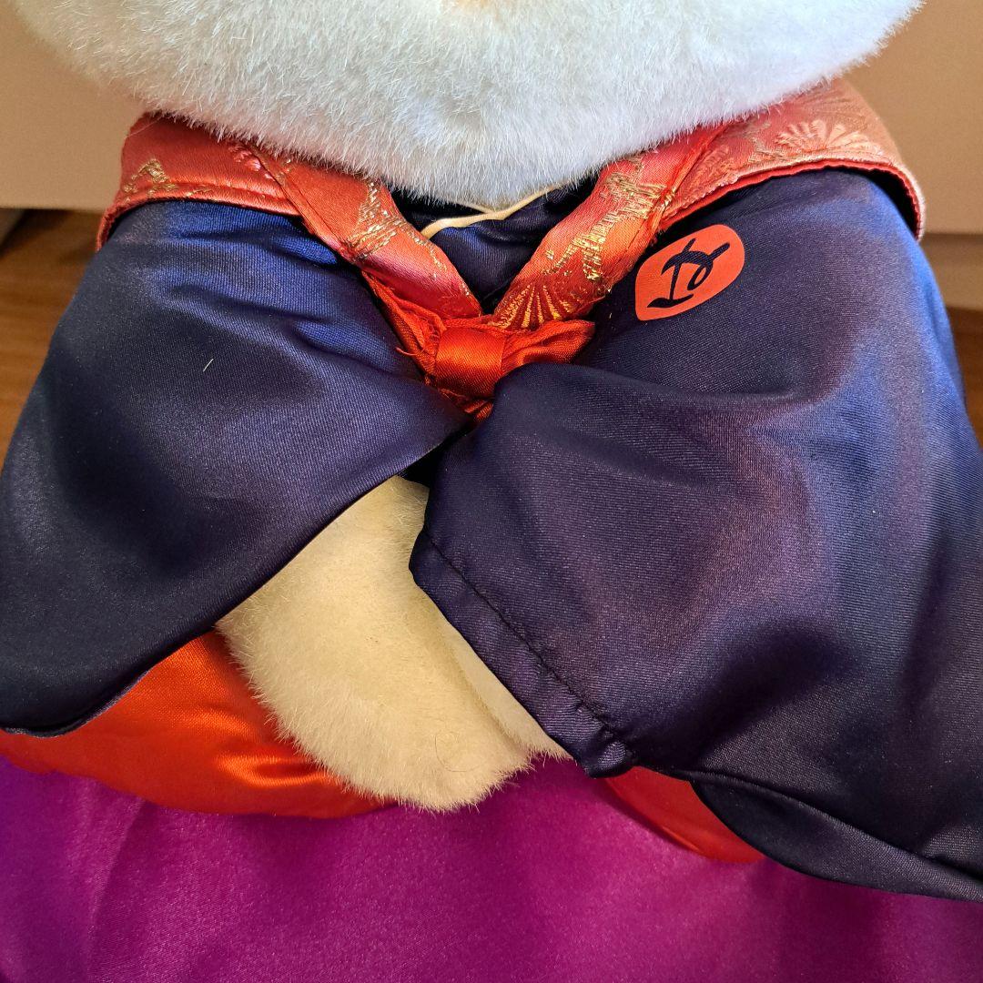 ハローキティ 和服 着物　座布団　正座　ぬいぐるみ　ビッグサイズ