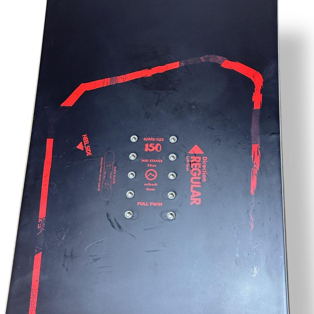 【美品】NOVEMBER ノベンバーDX4 150 21/22モデル　ボード