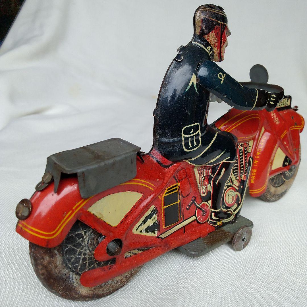 英国製 モーターサイクル ブリキ バイク オートバイ レトロ ビンテージ 古い