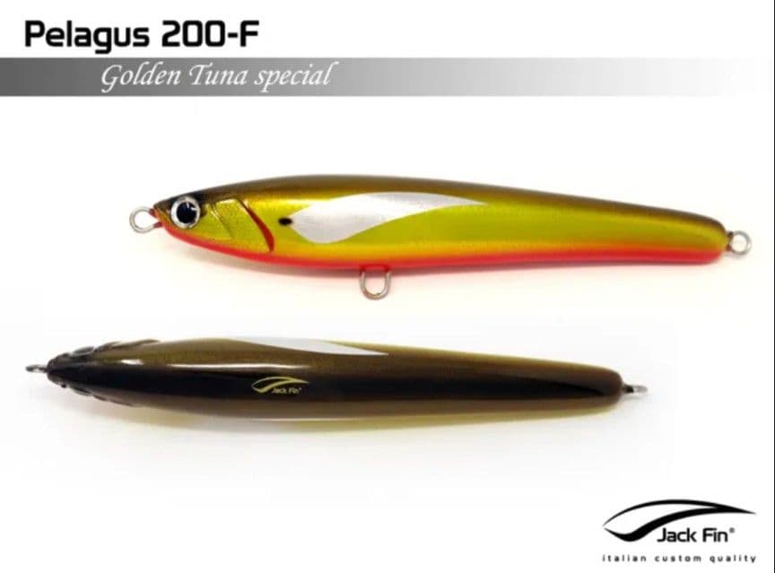 【極美品】ジャックフィン／ペラガス200F　青物プラグ　GT　ダイビングペンシル