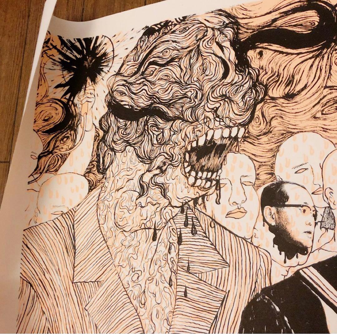 ◆激レア◆ 10年以上前　市場大介 先生 複製原画 ポスター