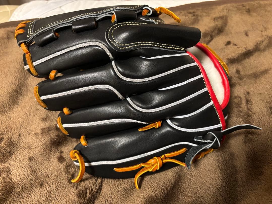 前田健太モデルMizuno Pro ブラック レザー　ピッチャー用　収納袋付き