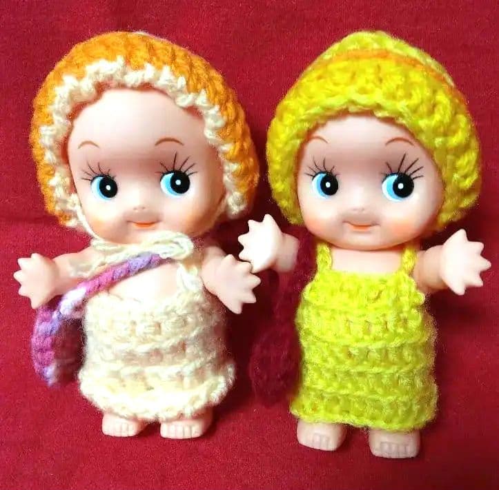 値下げ　新品　日本製　キューピー人形　洋服手編み　15cm   まとめ売り