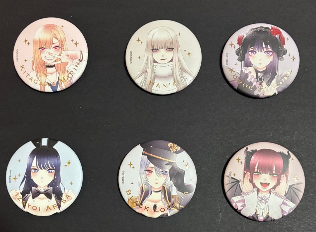 【美品】着せ恋展　缶バッジ　6個セット