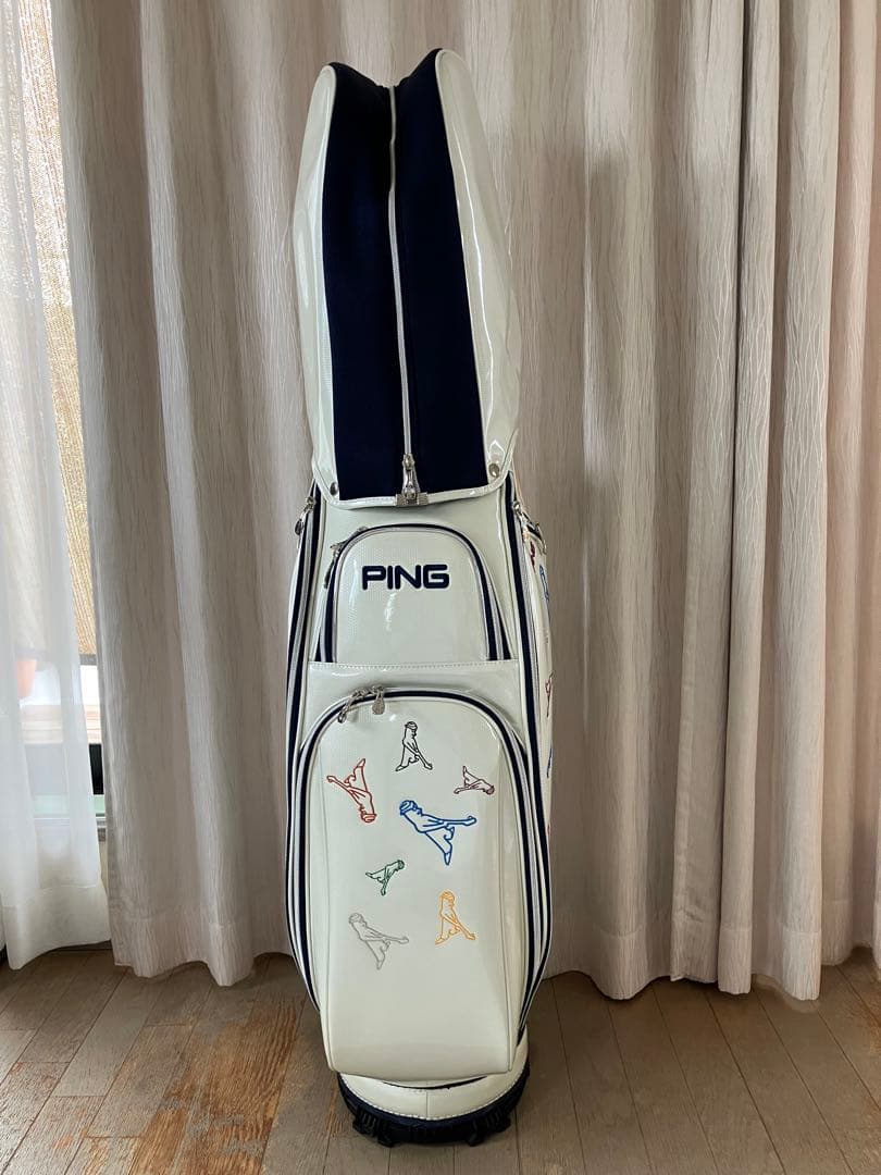 PING キャディバッグ ホワイト