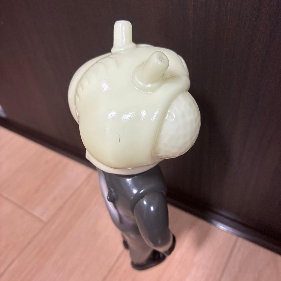 気合田くん　ソフビ　蓄光成型