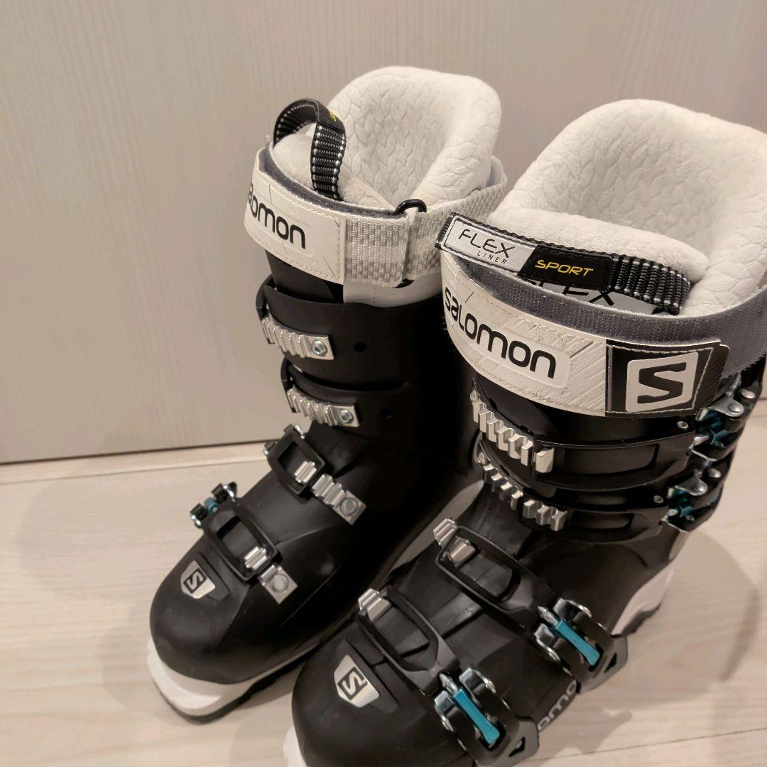【美品】Salomon 女性用スキーブーツ 24.5