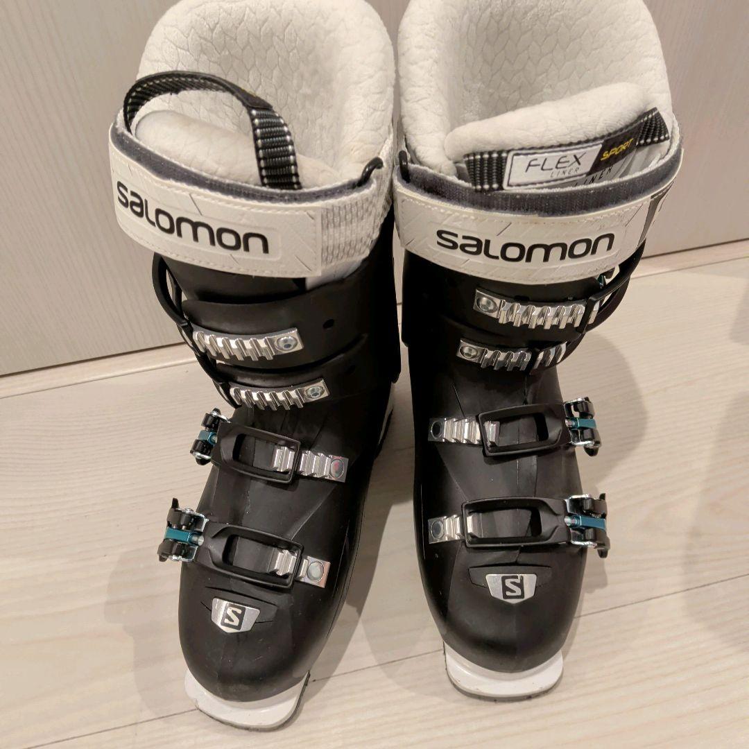 【美品】Salomon 女性用スキーブーツ 24.5