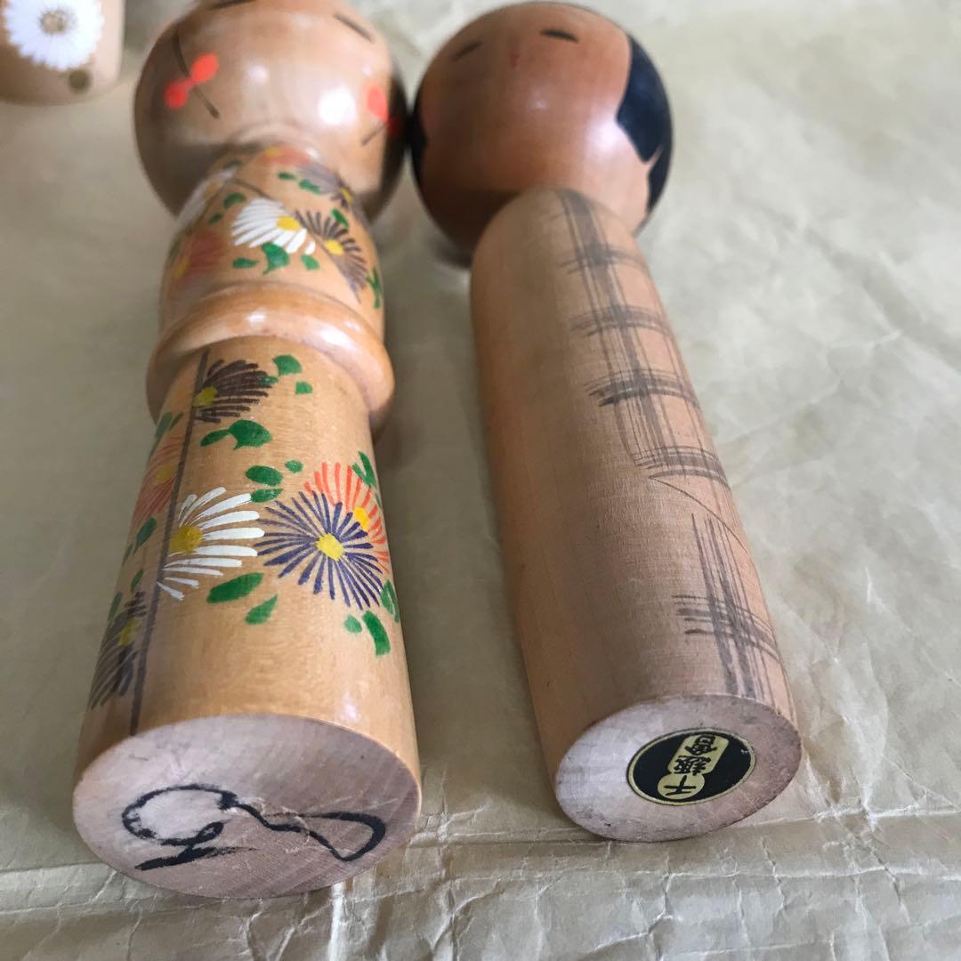 こけしセット民芸品　置物　日本　人形伝統工芸品インテリア こけし