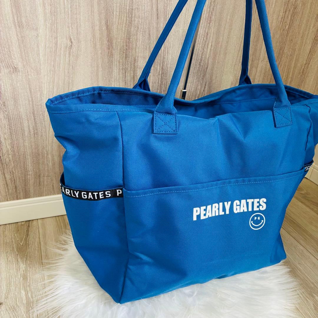 未使用級　パーリーゲイツ　ロッカーバッグ　総柄　ニコちゃん　PG 大容量収納