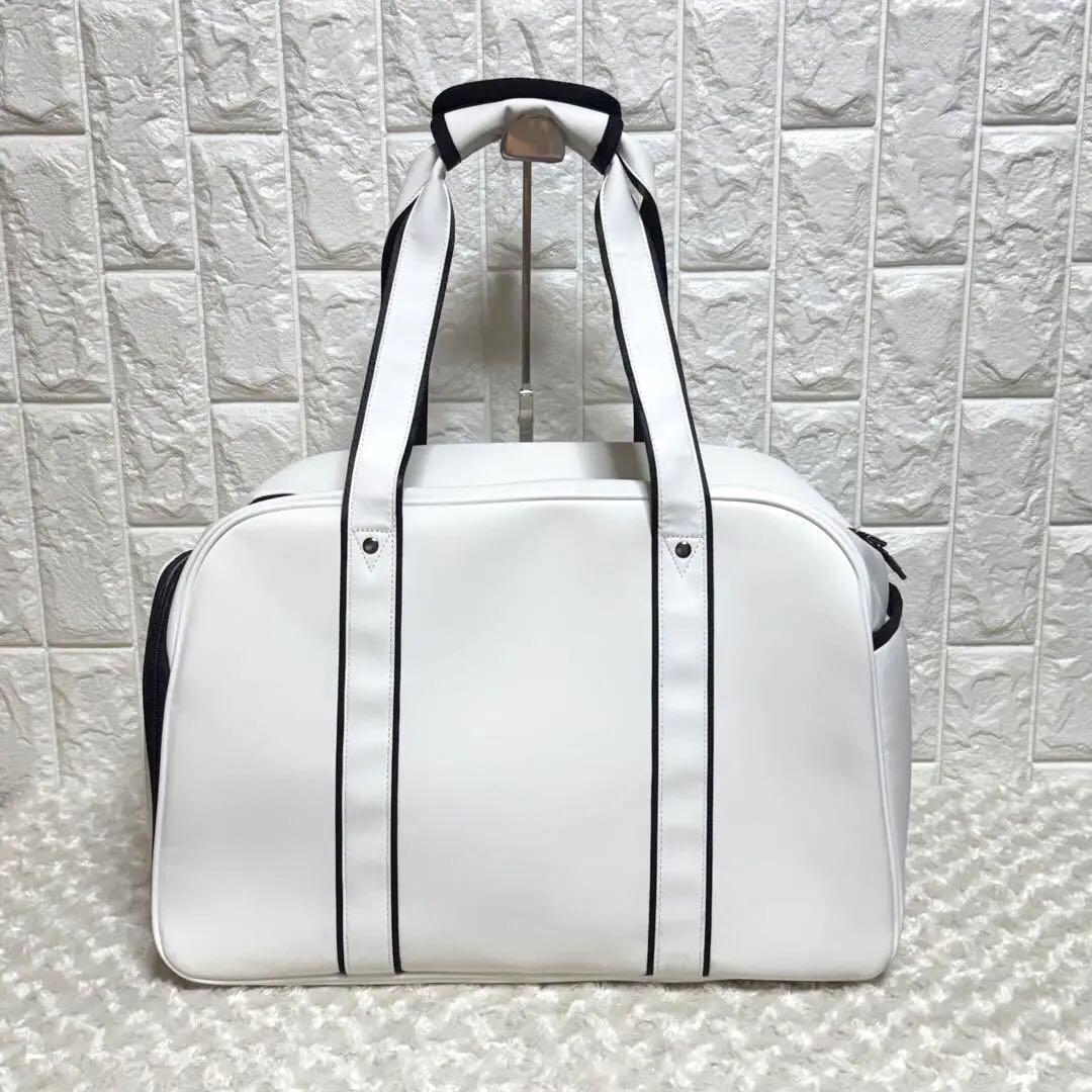 美品 PUMA プーマ ボストンバック ゴルフ ホワイト タウンユース　完売品