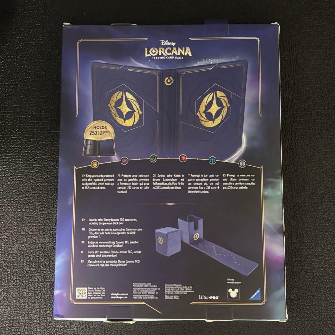 ロルカナ　ロゴ　カードファイル　ロアブック Lorcana ultra pro
